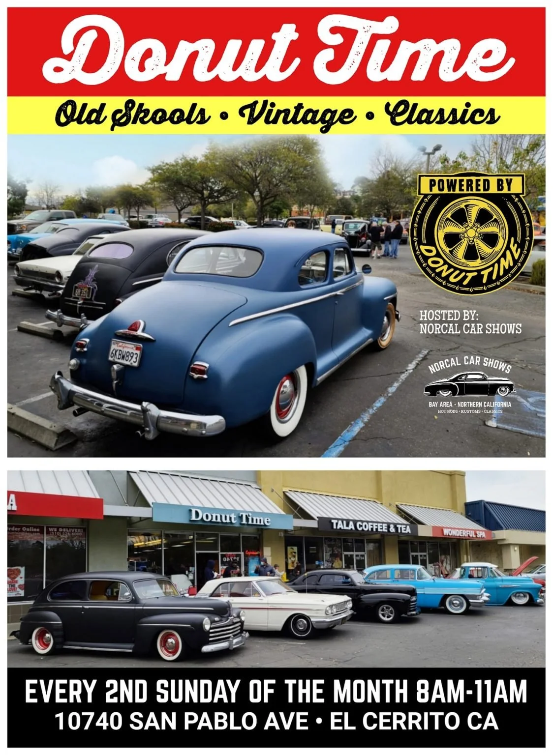 Donut Time - Old Skools - Vintage - Classics Car meet