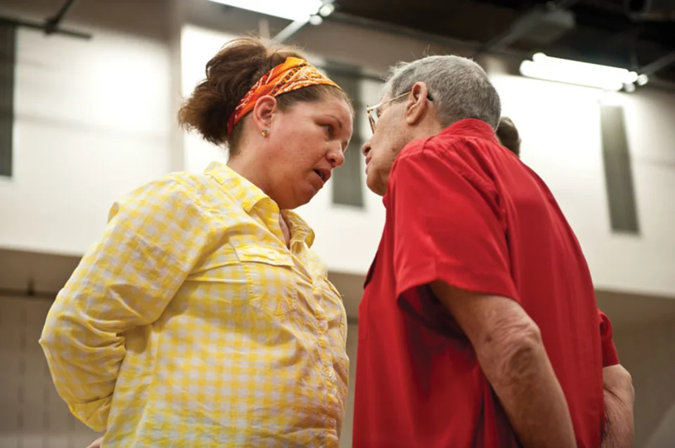 Klea working with the legendary comedian and director Jerry Lewis