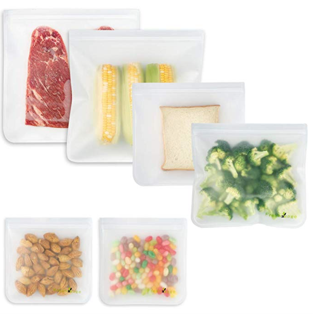 Reusable BPA-Free Food Storage Bags