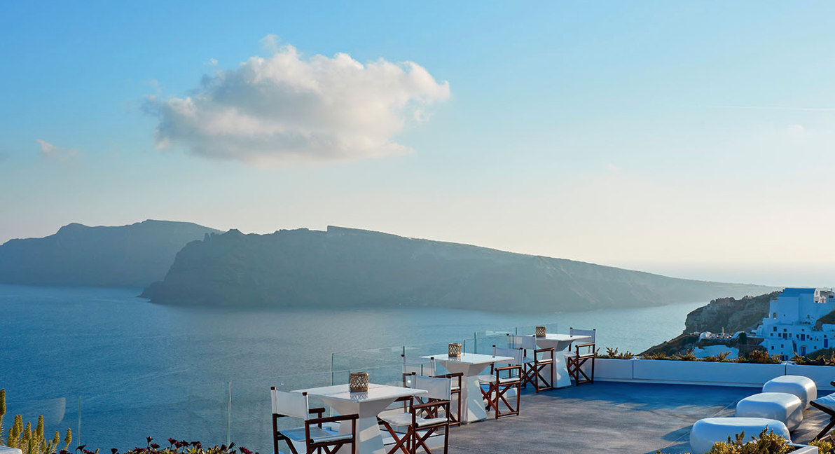 Open Air Dining at Canaves Oia - Santorini