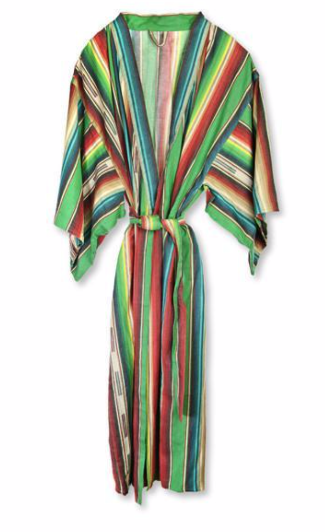 Striped Kimono Robe