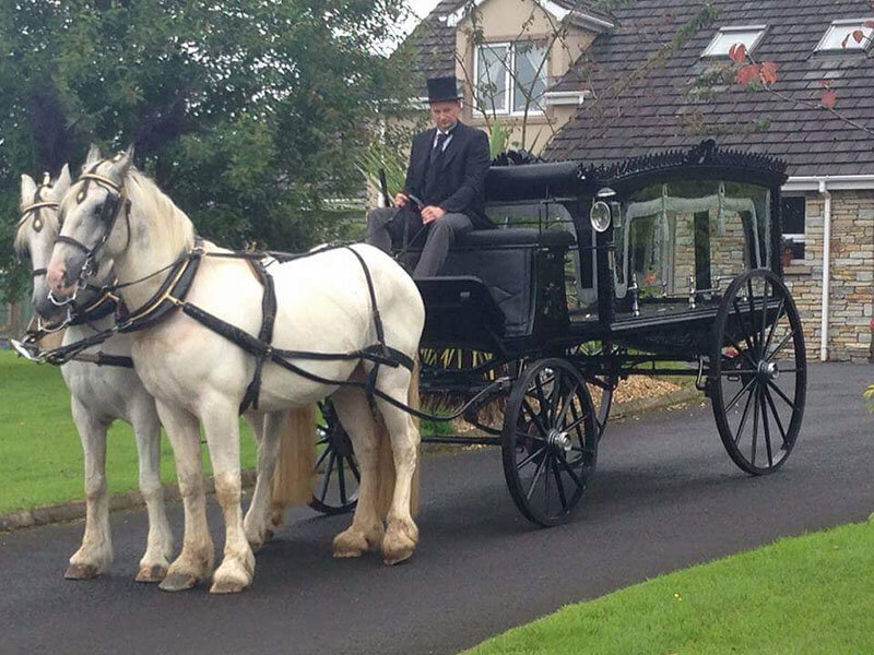 A Horse-drawn Hearse from WD Carriages