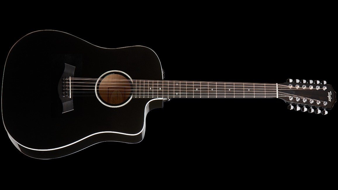 Taylor 250ce-BLK DLX 12-string at Rochester, NY's House of Guitars