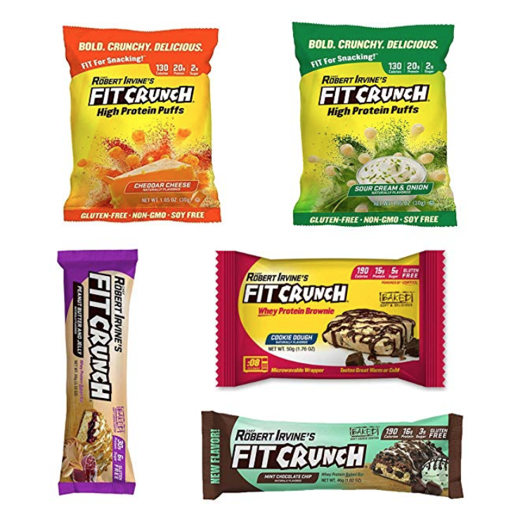 Lulu's favorite keto-friendly snacks and protein bars - the FitCrunch sampler box from Amazon.com