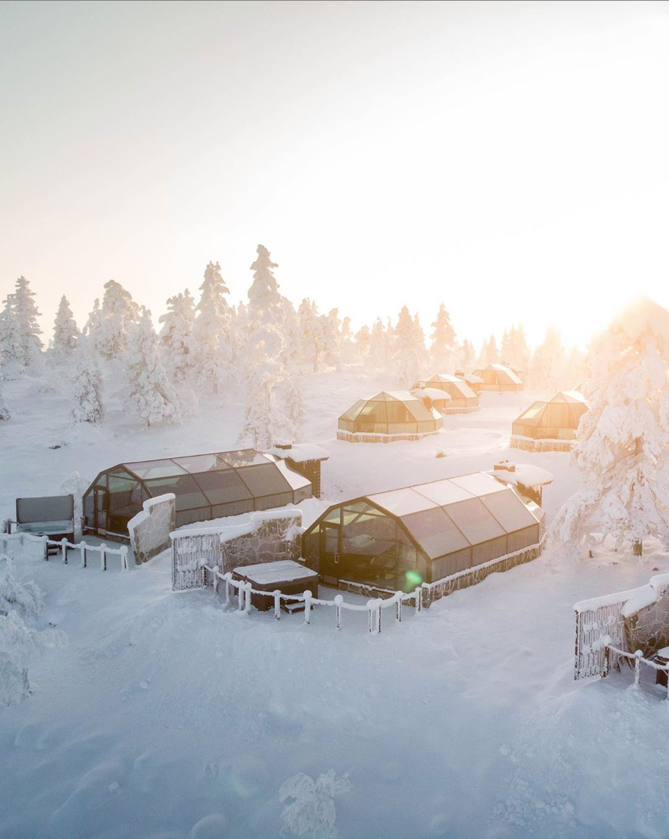 Levin-Iglut, a glass igloo boutique resort in Finnish Lapland!