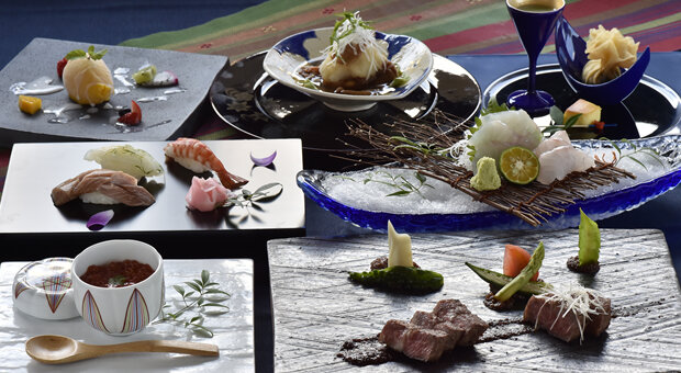 Special Fermented Foods Dinner Course at Haimurubushi Hotel, Kohama Island, Okinawa, Japan