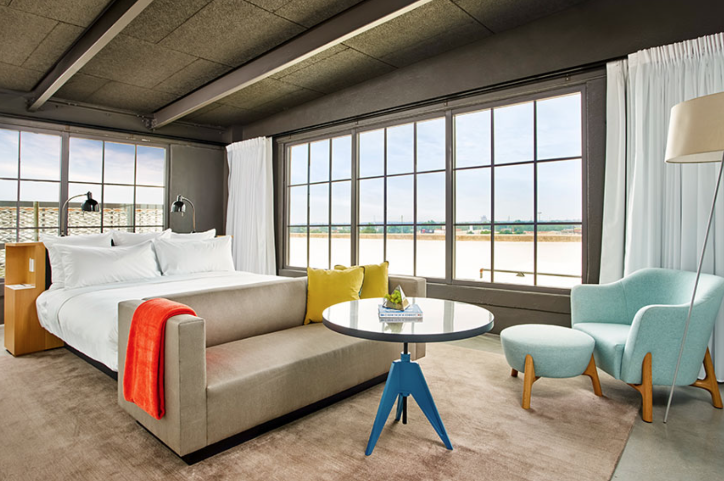 The 2-bedroom 21c Suite at the 21c Museum Hotel in Oklahoma City, Oklahoma