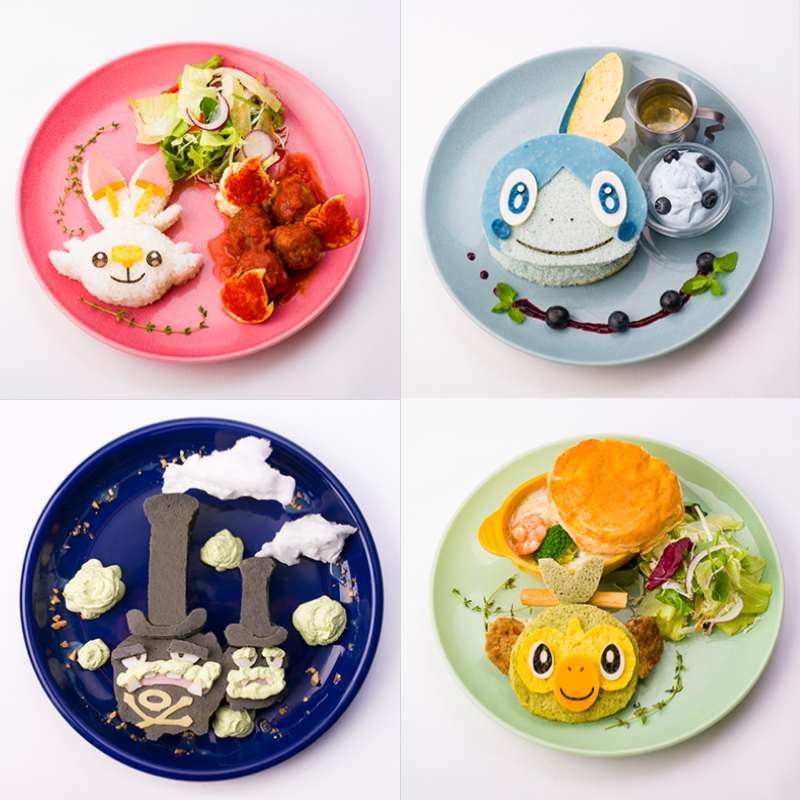 Meals at the Pokemon Cafe in Tokyo, Japan