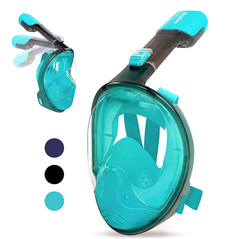 Greatever Panoramic Full Face Snorkeling Mask