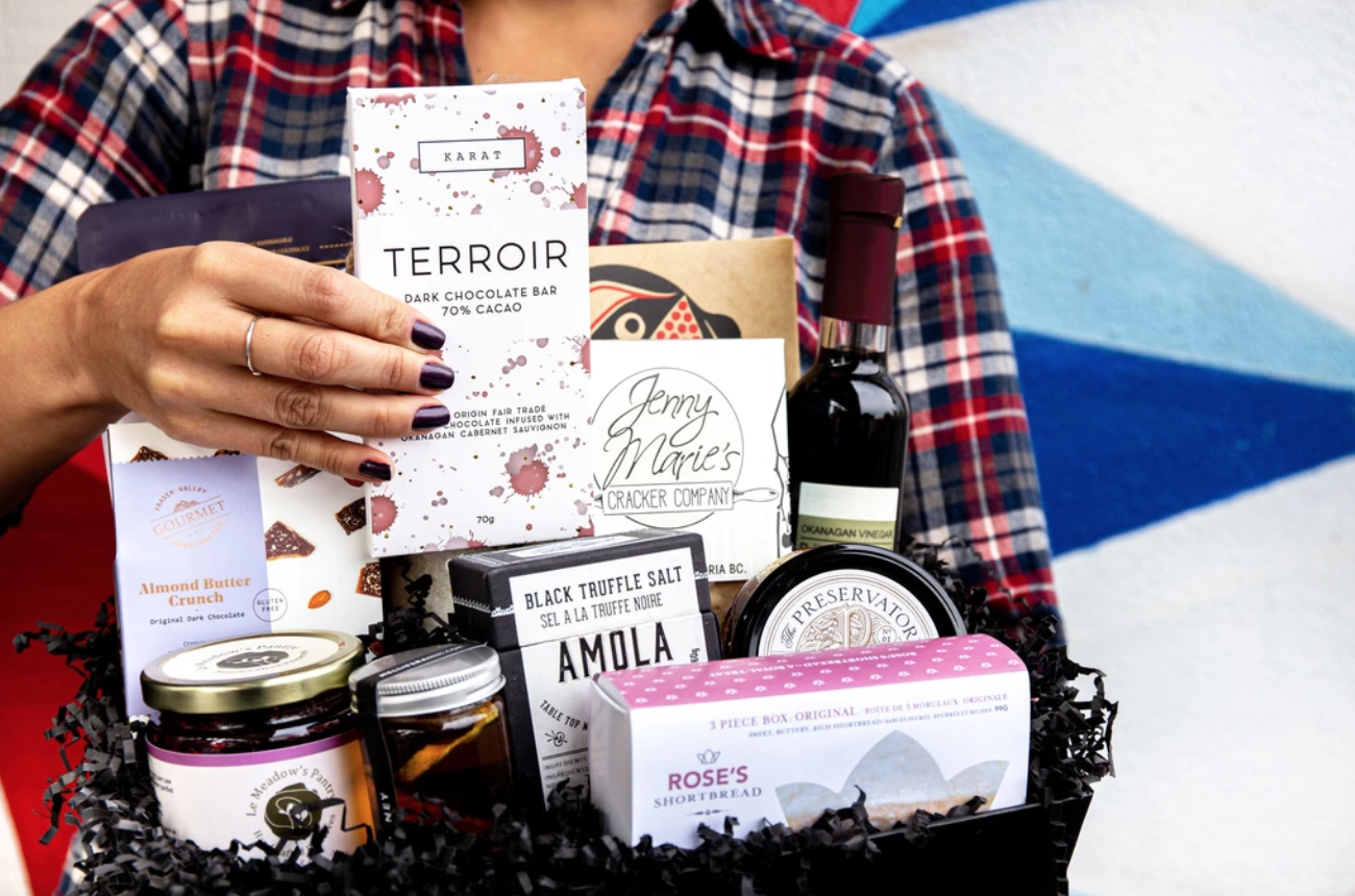 Edible Canada's "Best of BC" gift basket