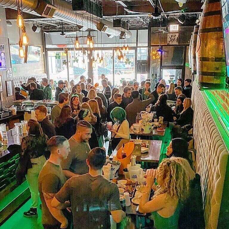 St. Patrick's Day at Whiskey Business in Chicago