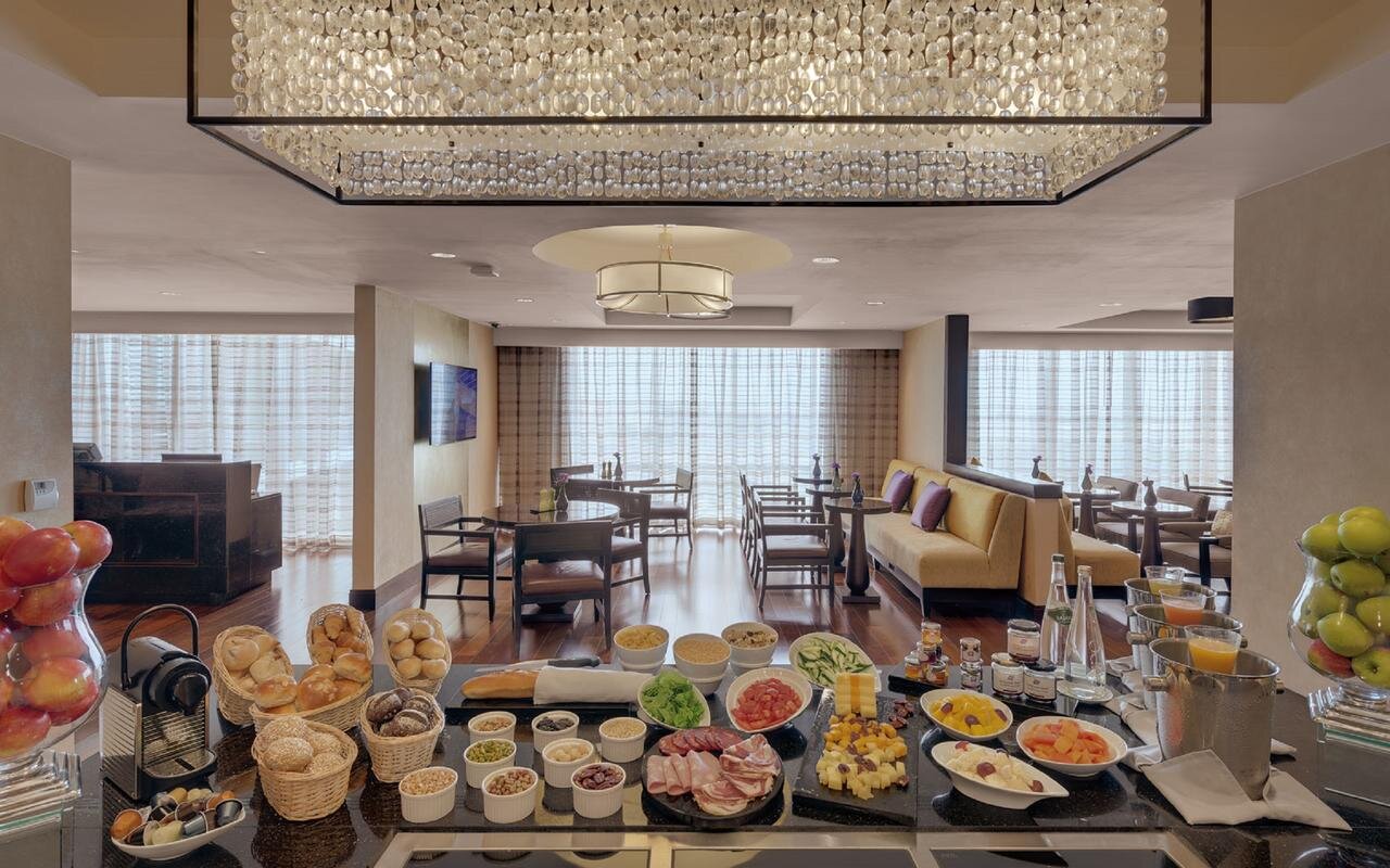 Private breakfast area for those with Executive Lounge Access at Kempinski Hotel Gold Coast City - Accra, Ghana
