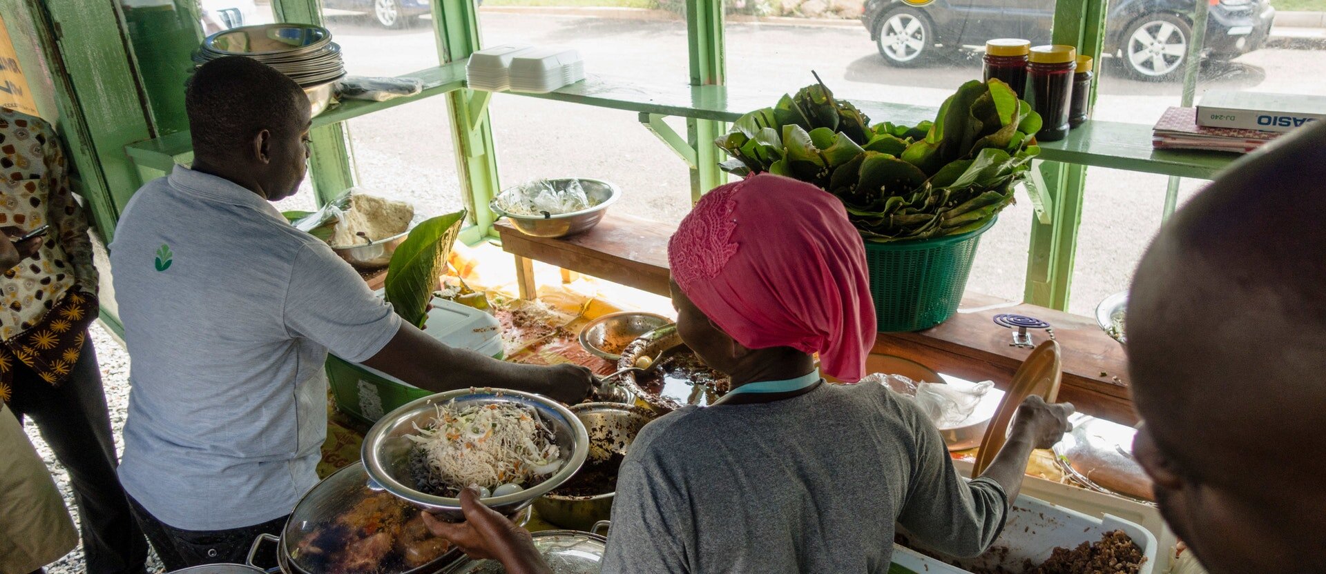 Auntie Muni's Waakye in Accra, Ghana