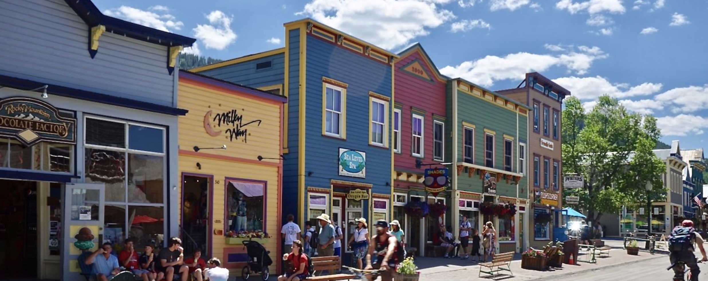 Stroll down Elk Ave in Crested Butte, Colorado