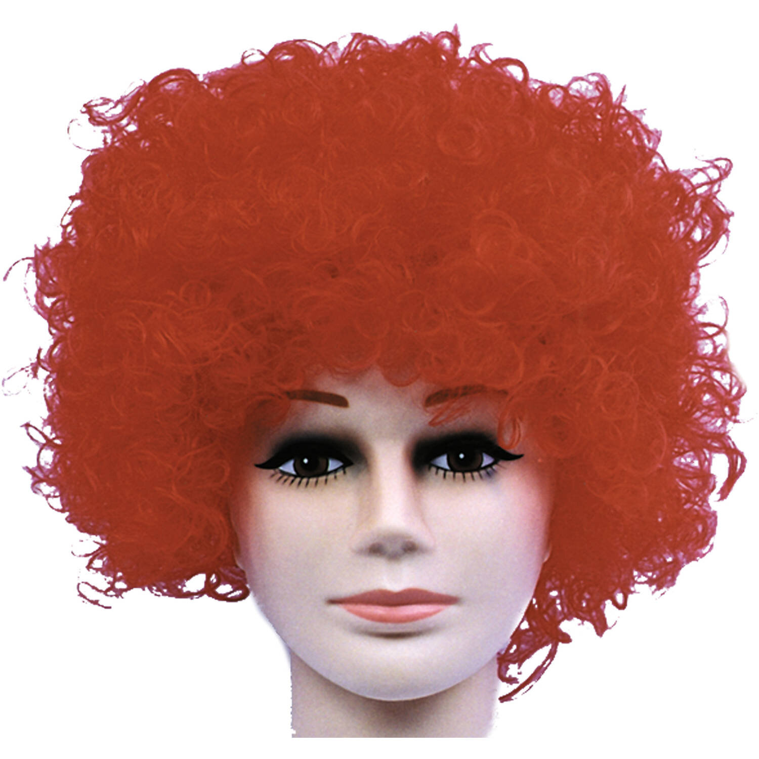 Orangey Red Curly Costume Wig from Walmart.com