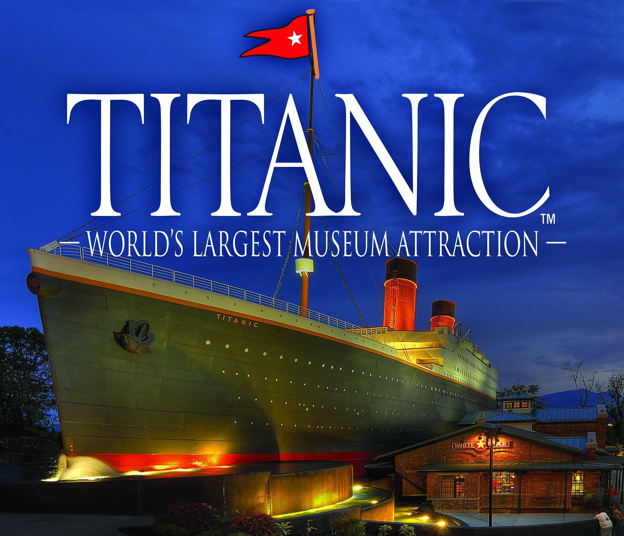 Titanic Museum in Pigeon Forge, Tennessee, great Smoky Mountains