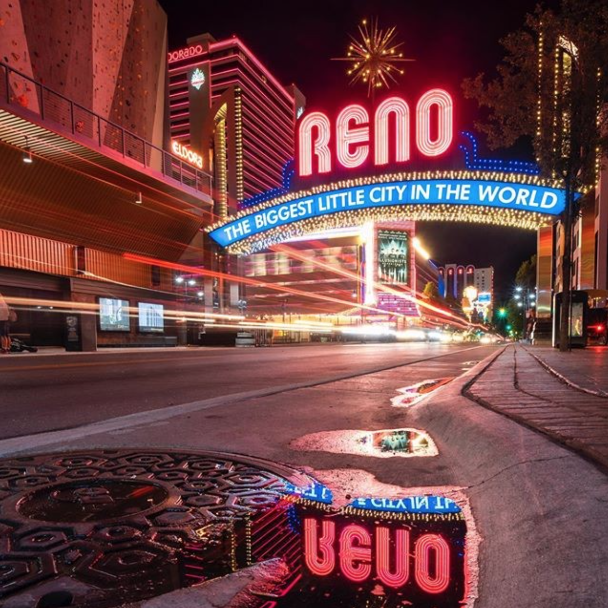 Reno, Nevada - The Biggest Little City In The World - photo by Sam Ferguson in Instagram