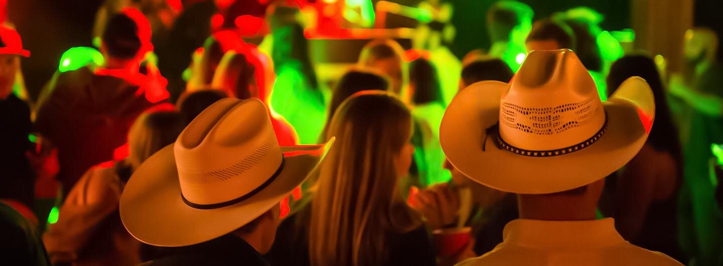 Line dancing at El Dorado Casino's NoVi - Reno, Nevada