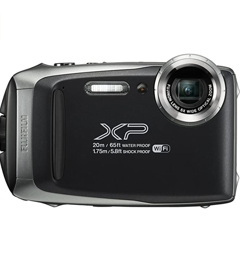 Fujifilm FinePix XP130 Waterproof Digital Camera w/16GB SD Card - Silver