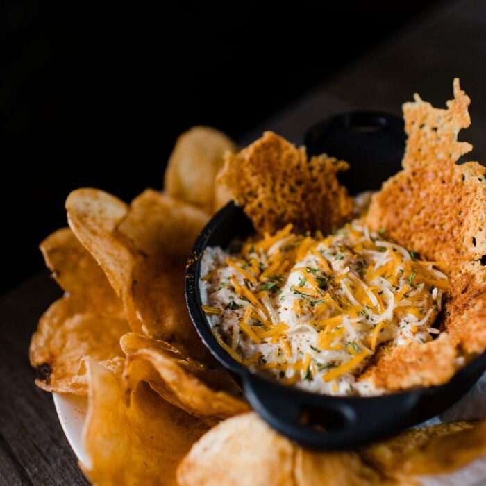 Crab Dip and Kettle Chips at Phoenix Upper Main - Old Ellicott City, Maryland