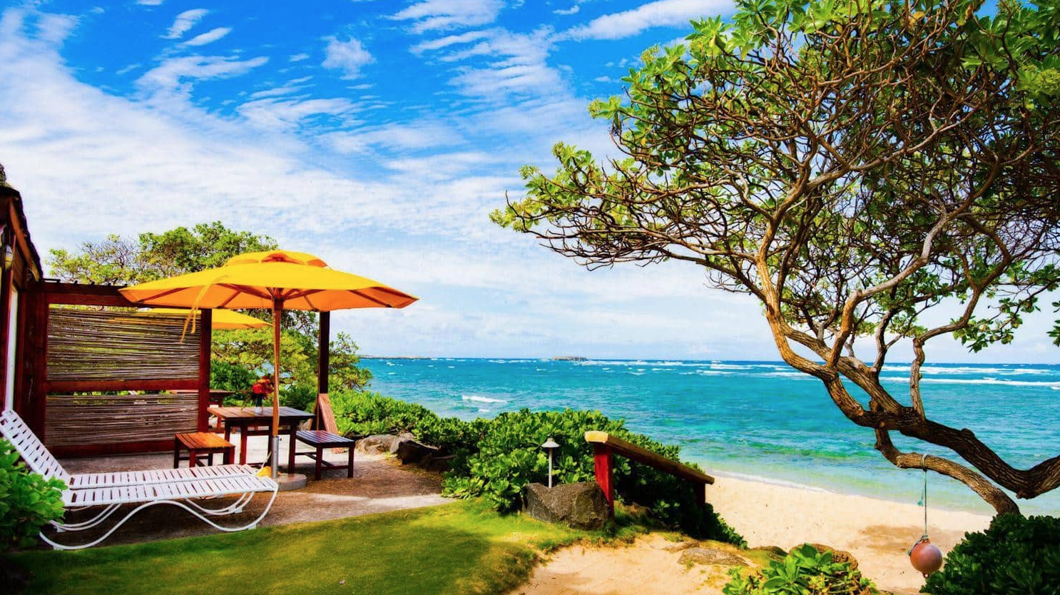  North Shore Oahu beachfront villa of six beach bungalows - Laie, Oahu, Hawaii
