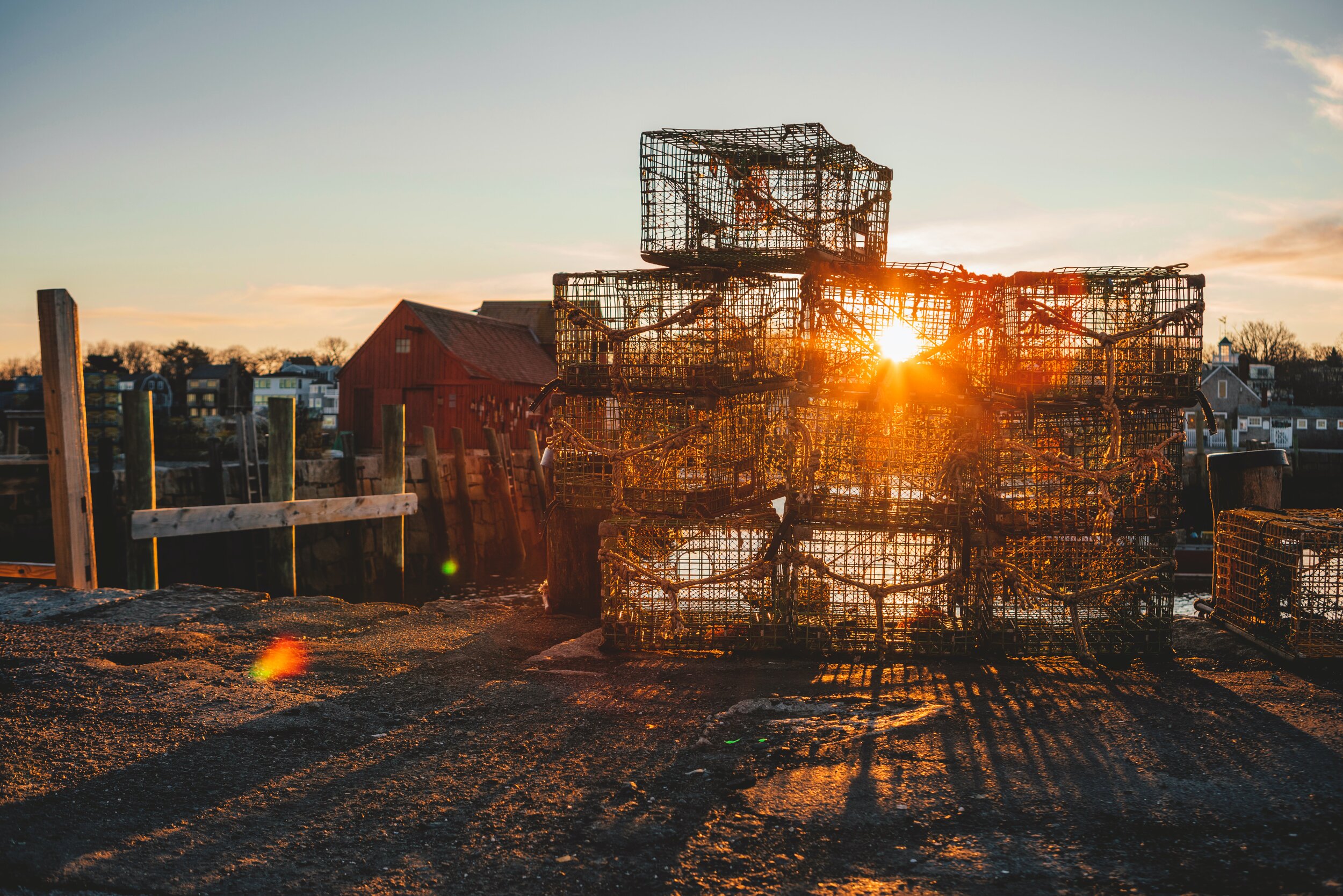 Lulu goes on a lobster boat in Kennebunkport, Maine