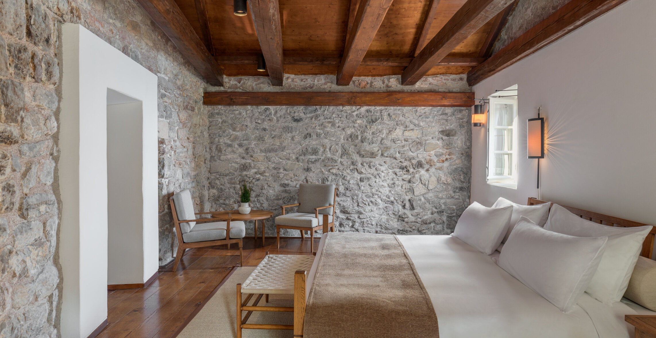 Grand Cottage accommodations at Aman Sveti Stefan, Montenegro