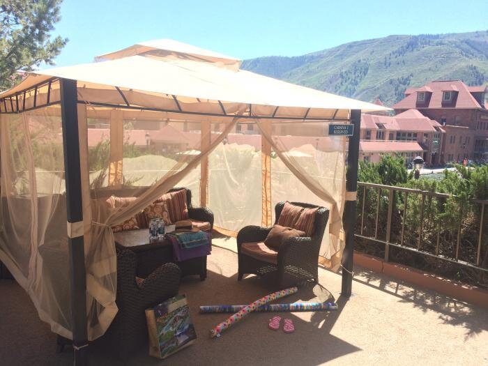 Poolside Cabana Rentals at Glenwood Hot Spring Resort in Glenwood Springs, Colorado