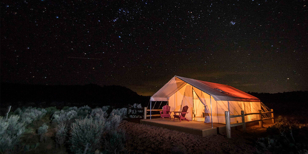 The Powell Tent at Basecamp 37 - Kanab, Utah