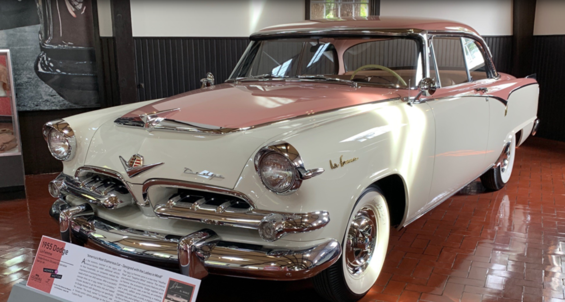 Gilmore Car Museum - 1955 Dodge La Femme - Women Who Motor Exhibit