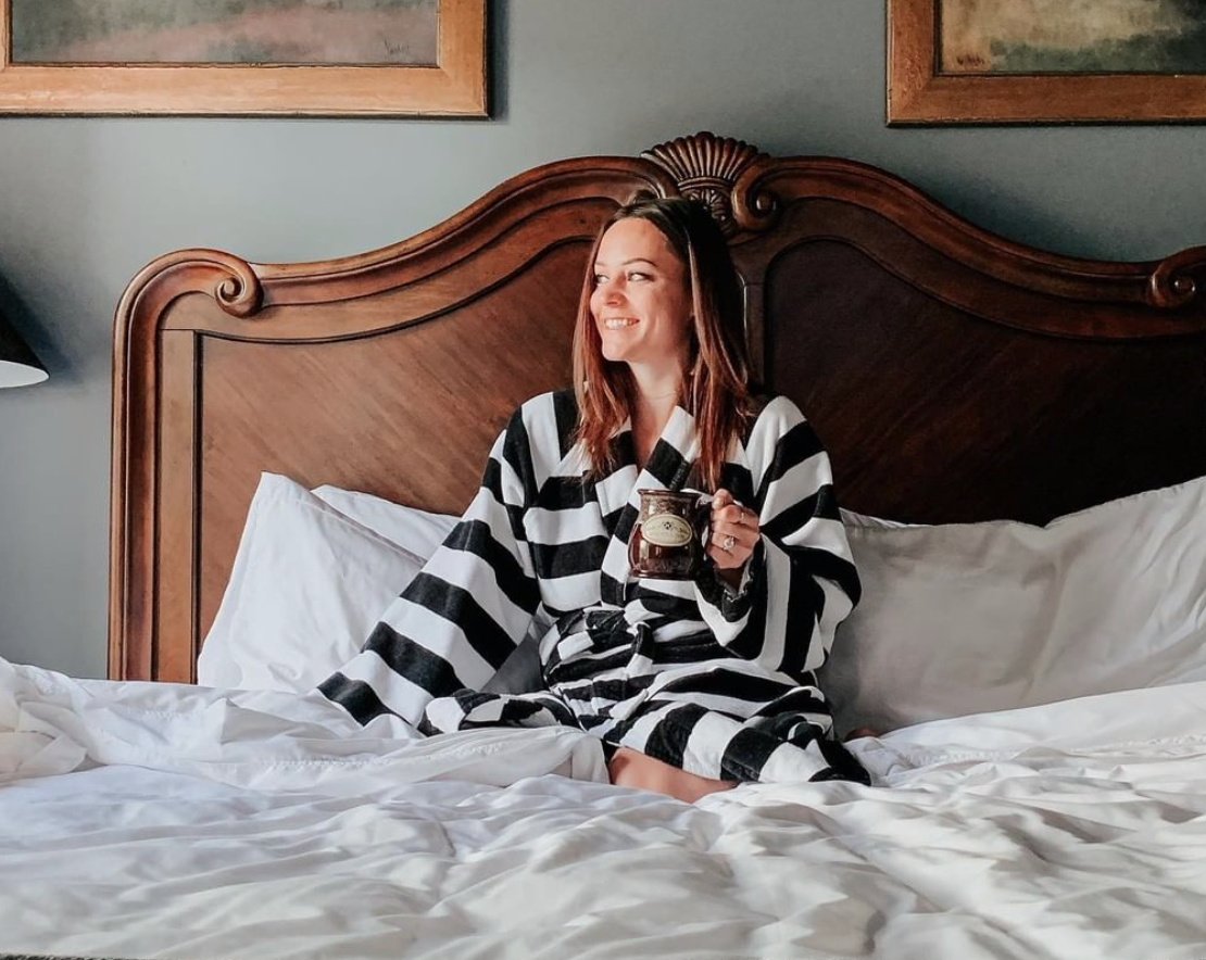 Convict-themed bathrobes at The Jail Hill Inn - Galena, Illinois - ripAdvisor's #1 B&amp;B in the US, #2 in the world for 2019