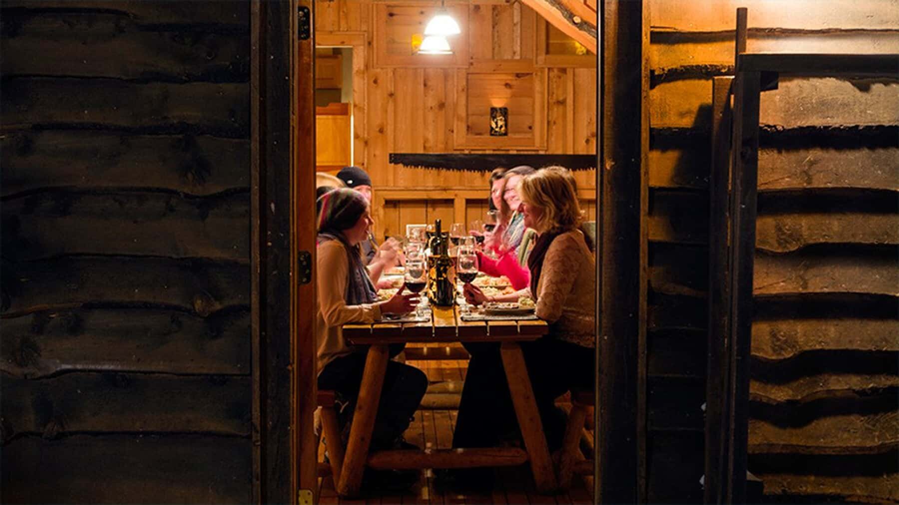 Backcountry Hut Dinner - Snowshoe Resort - near Green Bank, West Virginia