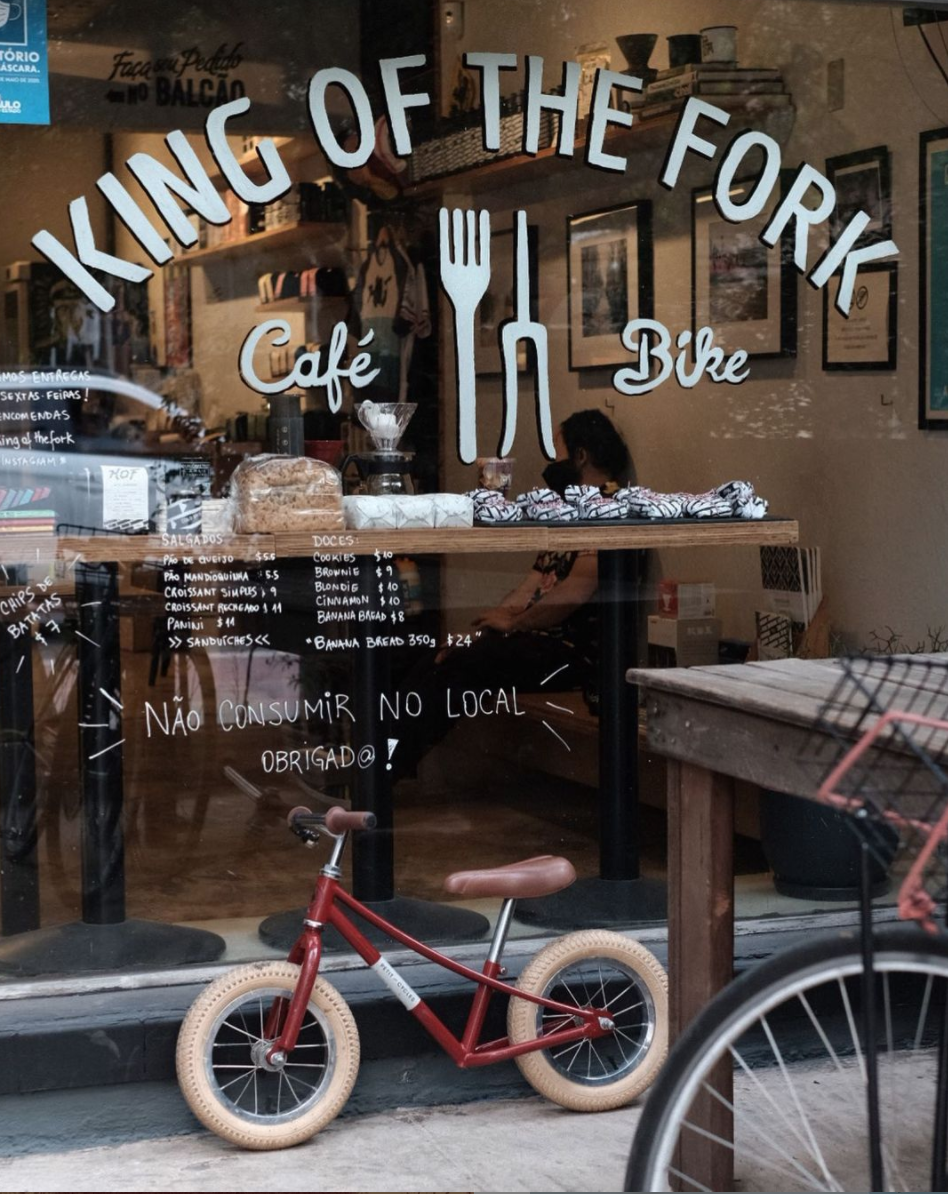 King of The Fork - Coffee and Cycling - São Paulo, Brazil