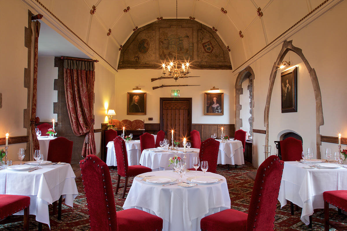 Dining at Amberley Castle - Luxury Hotel in Arundel, West Sussex, England
