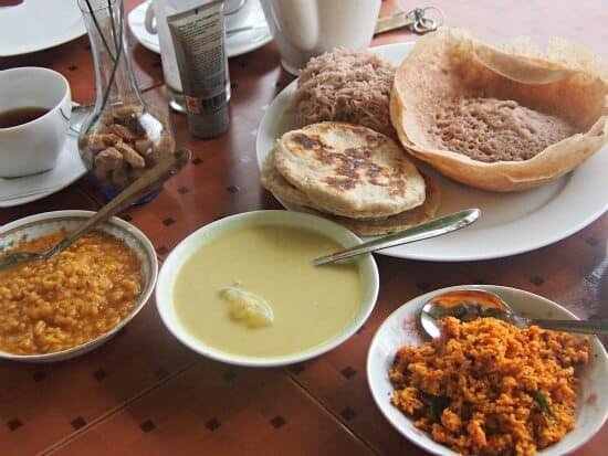 Sri Lankan Breakfast at WorldTravelFamily.com