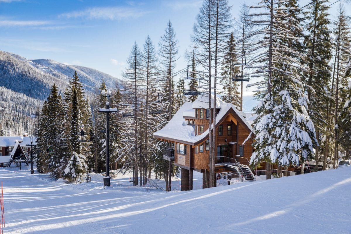 Ponderosa Treehouse at Snow Bear Chalets in Whitefish, Montana