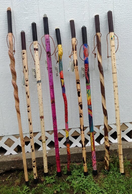 Ms. Sticks customized walking sticks