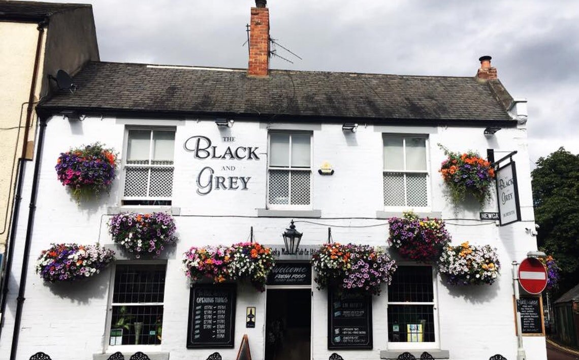 The Black and Grey - British Pub in Morpeth, Northumberland, England