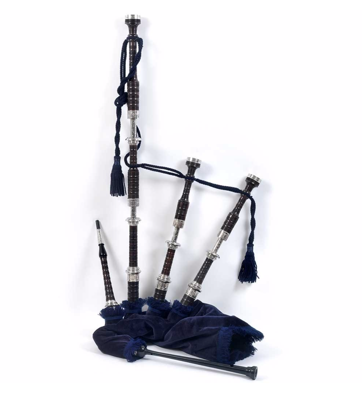 Kilberry Bagpipes "Full Engraved Nickel" Set