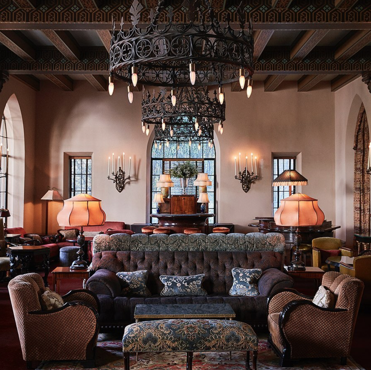 Chateau Marmont Lobby - Chateau Marmont Instagram - West Hollywood