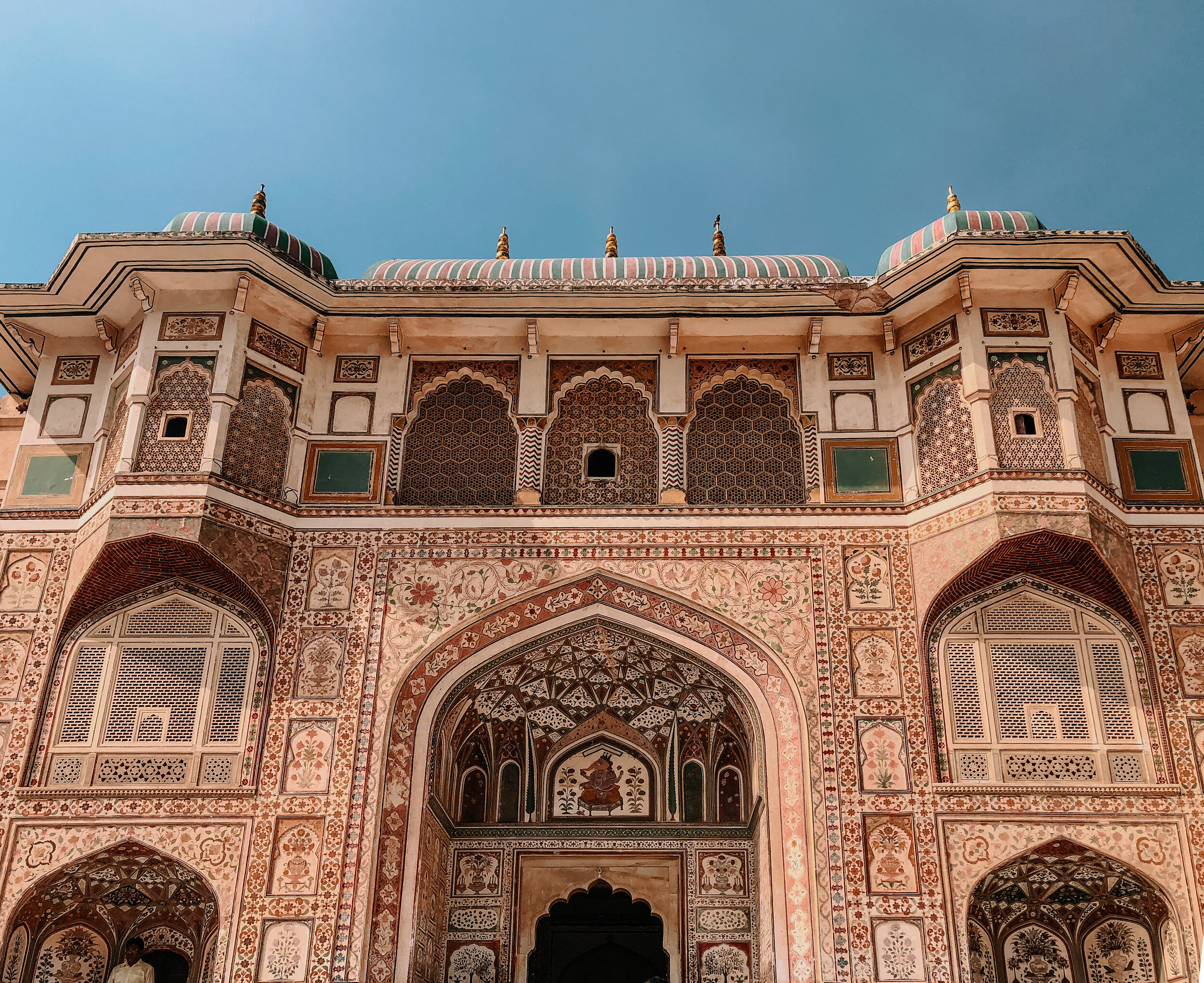 Amber Fort (Amer Fort) Hall of Mirrors - photographed by Ash Burns in Jaipur, India