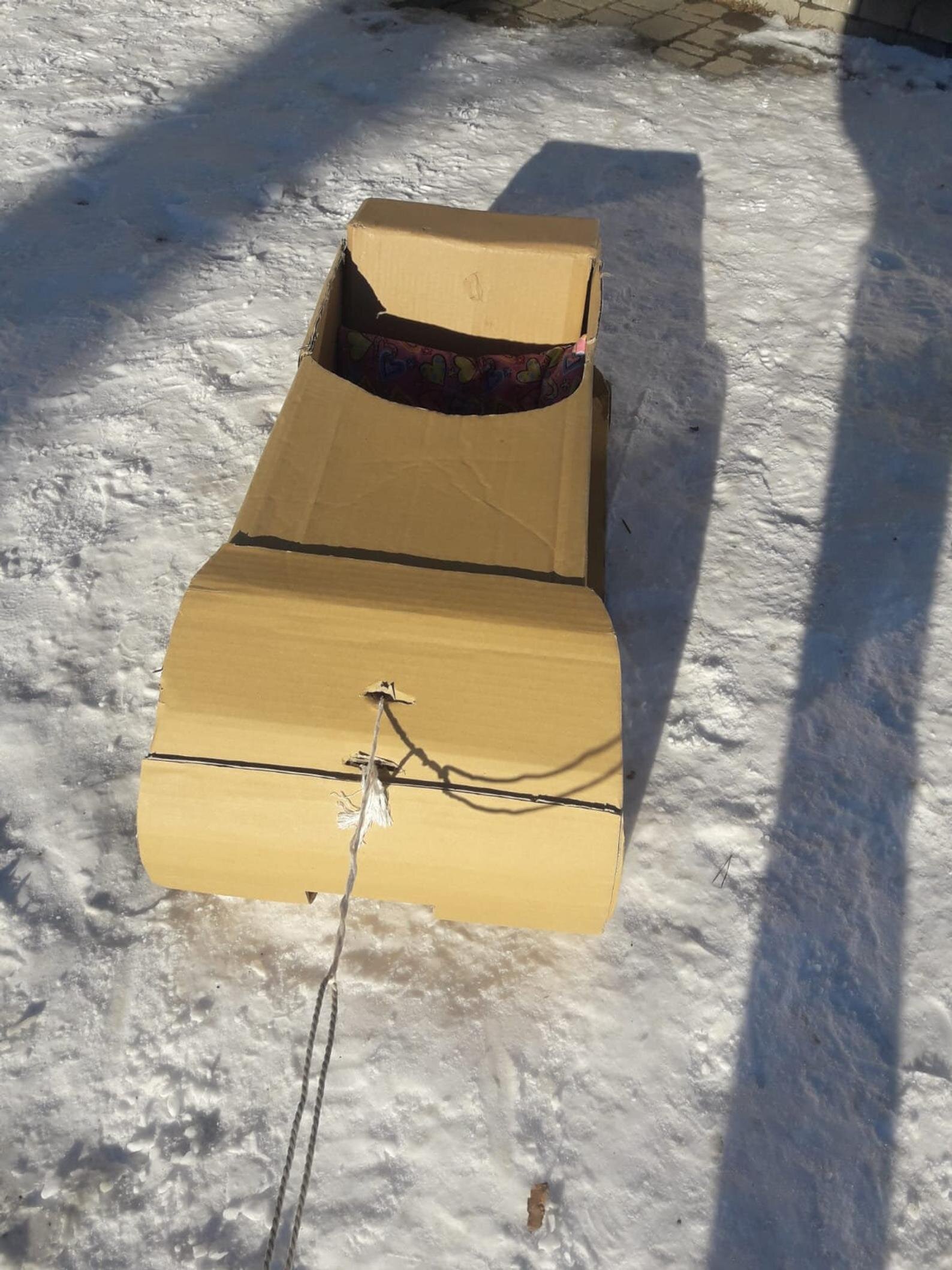 Etsy Build-your-own Cardboard bobsleigh sled - Instructions Only