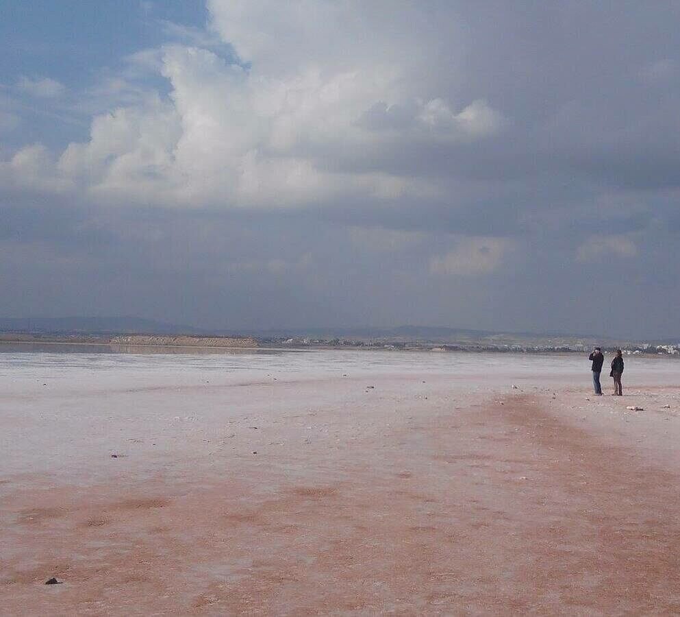 The Larnaca Salt Lake - photo by Atlas Obscura user Rebecca Byrne - Larnaca, Cyprus