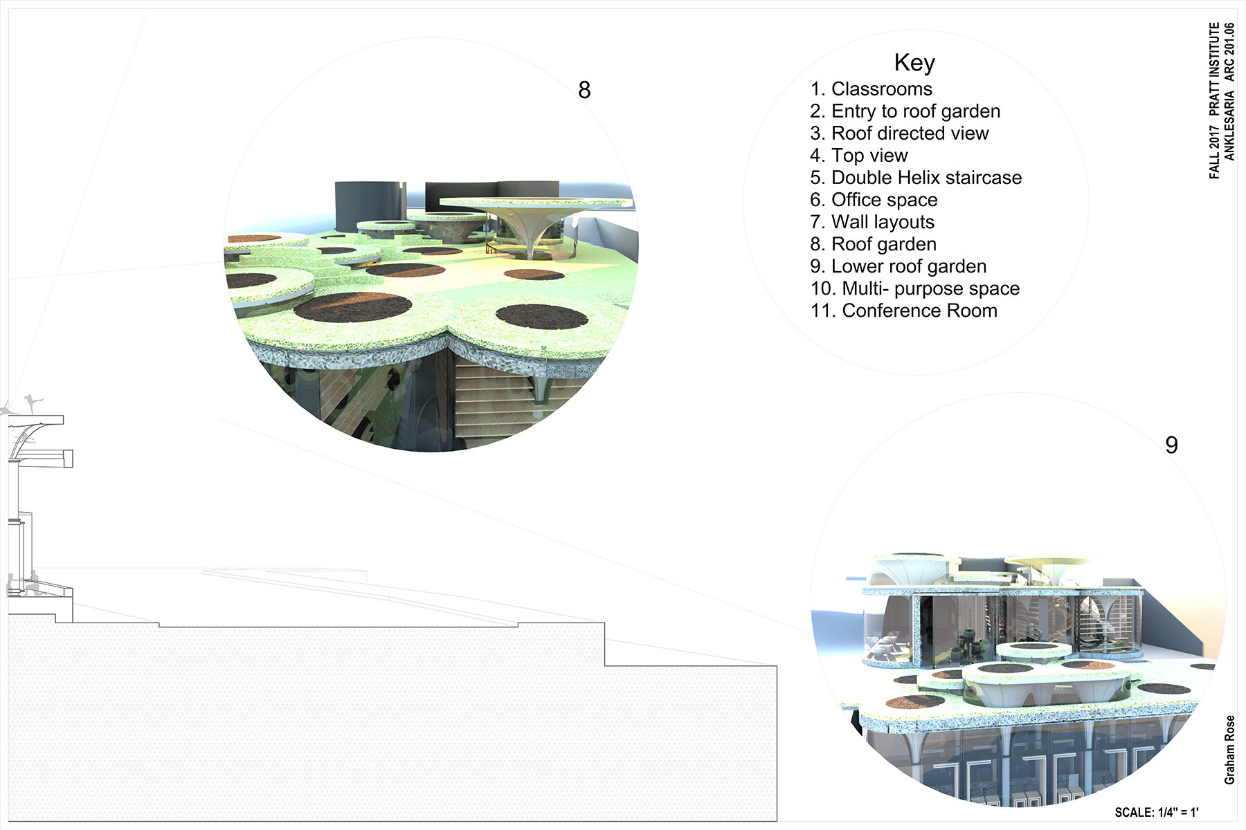 Section Diagram with Renders P3