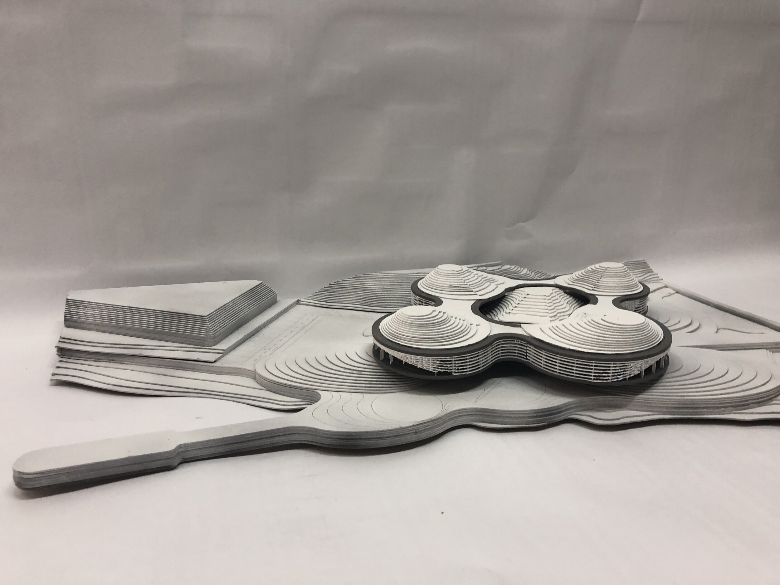 Site model 1/16"=1'