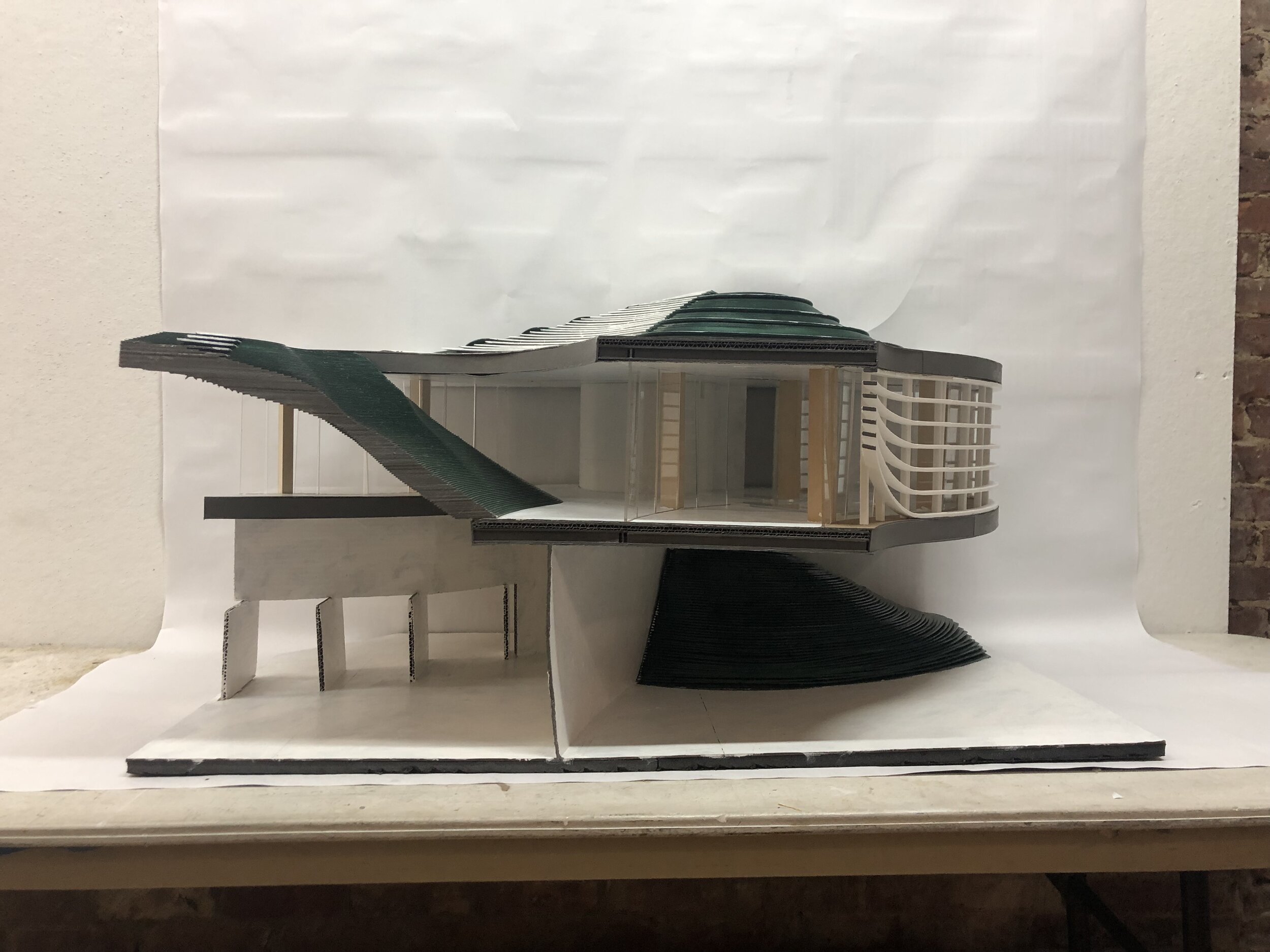 Quadrant chunk model 1/2"=1'