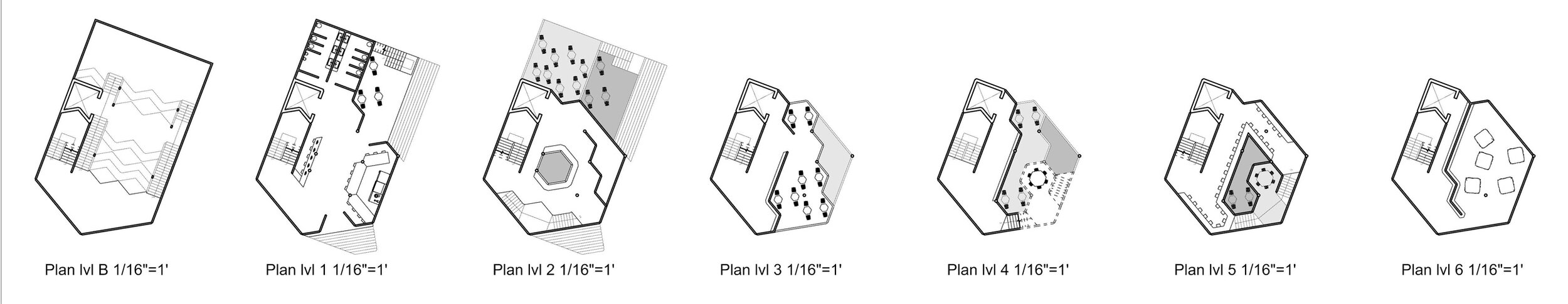 Floor plan detail tiles set 1