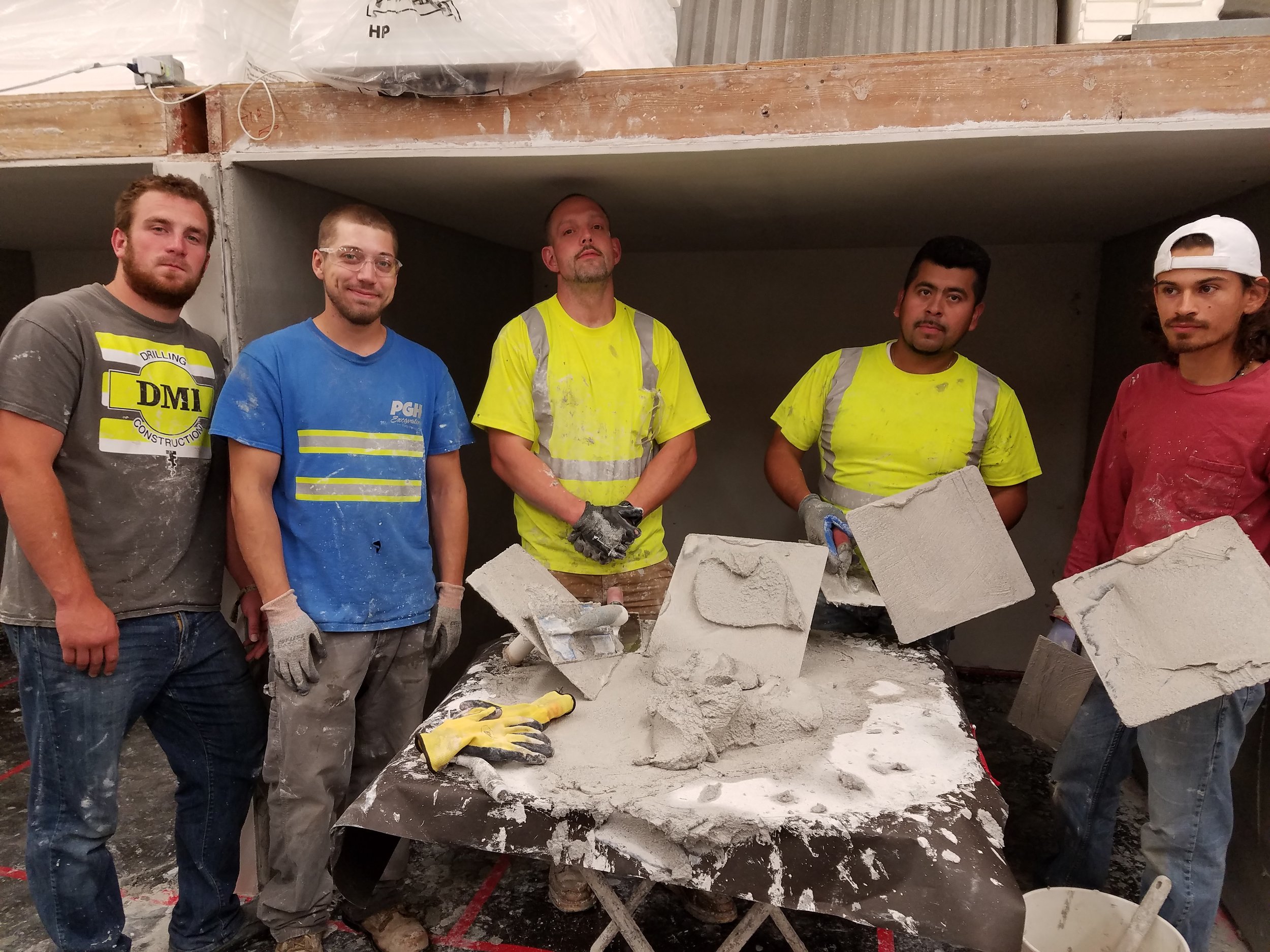 Plasterer apprentices 