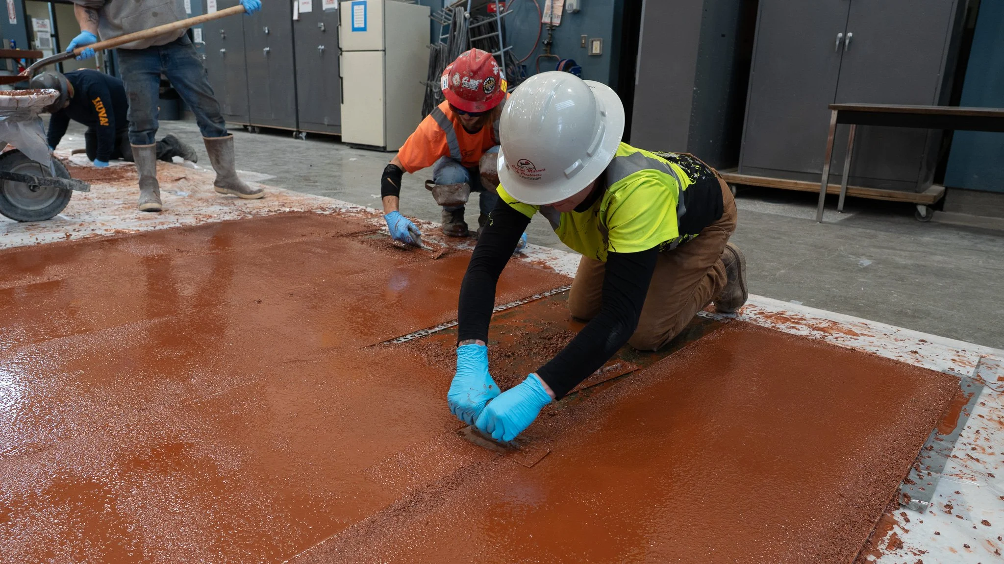 🚨Skilled. Certified. Ready to Work🚨
Our Local 528 apprentices get hands-on epoxy terrazzo training 💪🎨 mastering one of the most high-spec, detail-driven scopes in the trade. 
These future finishers are trained, qualified, and eager to bring preci