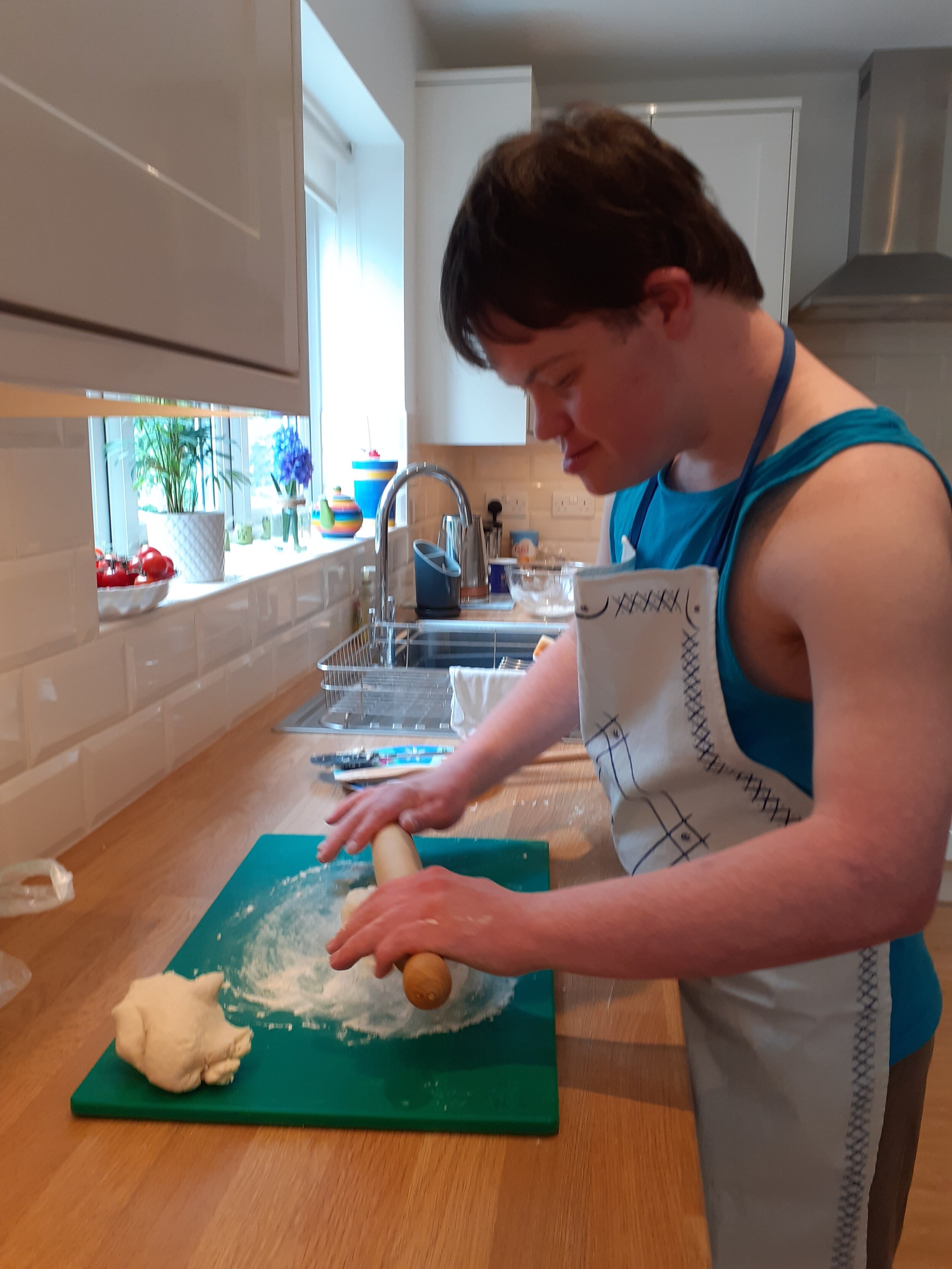 Michael making salt dough.jpg